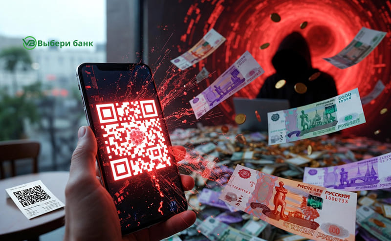 Как мошенники крадут деньги через QR‑коды
